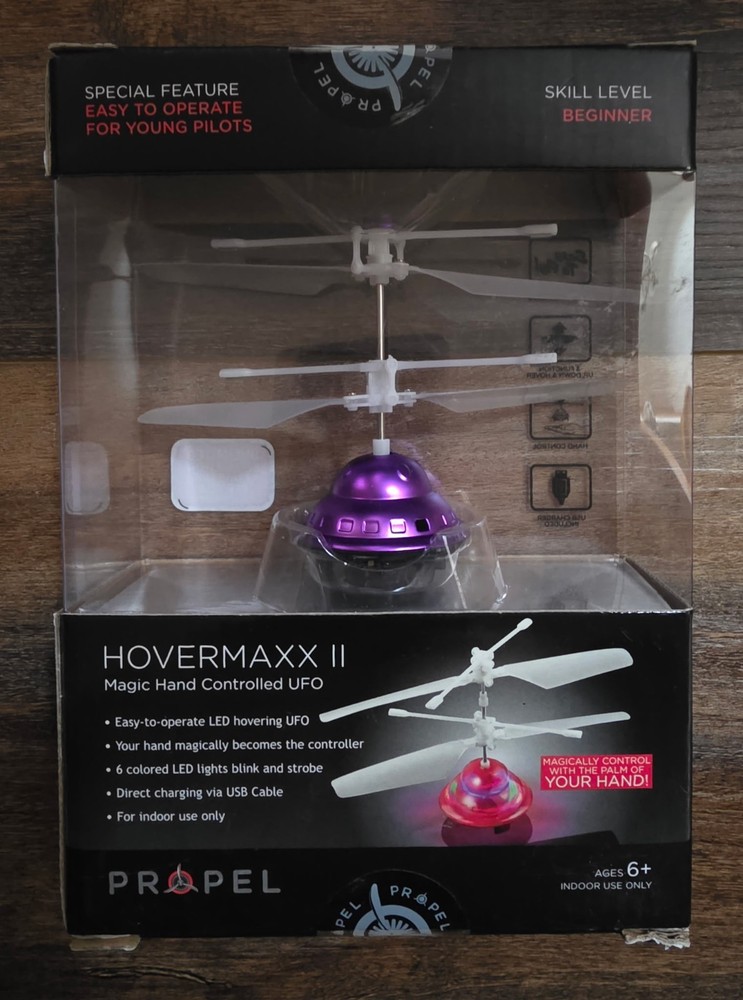 Propel Rc Hovermaxx 2.0 Ufo, LED Remote Control UFO Hovermaxx Hovers 30ft High