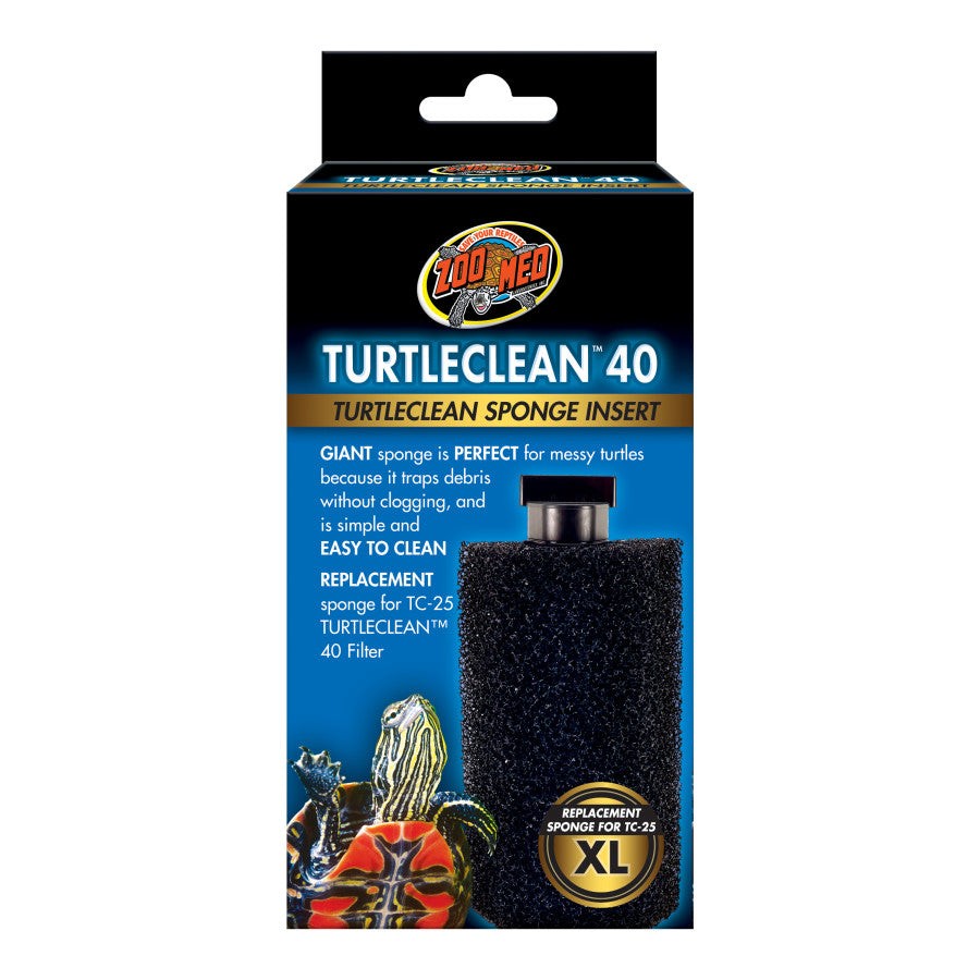 Zoo Med TurtleClean 40 Replacement Sponge Insert