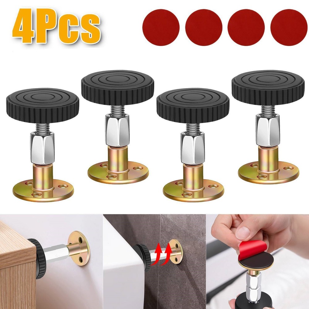4pcs Adjustable Threaded Anti-Shake Tool 47-64 mm for Bed Frame