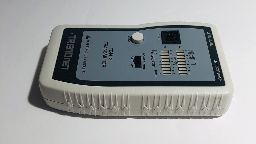 TRENDnet TC-NT2 Network Cable Tester Tone Generator & Remote Terminator Tested