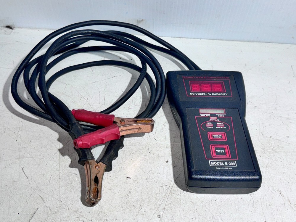 Techno Tools Model B-300 12V Electronic Battery Tester