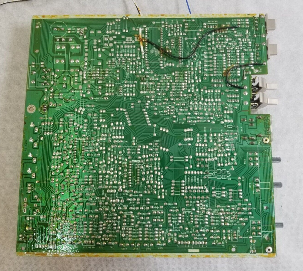 HITACHI D-E65 Stereo Cassette Deck MAIN PCB BOARD