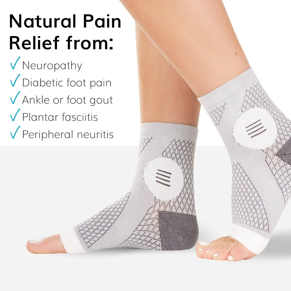 Braceability Neuropathy Socks (Pair) - Peripheral Neuritis Compression Diabetic