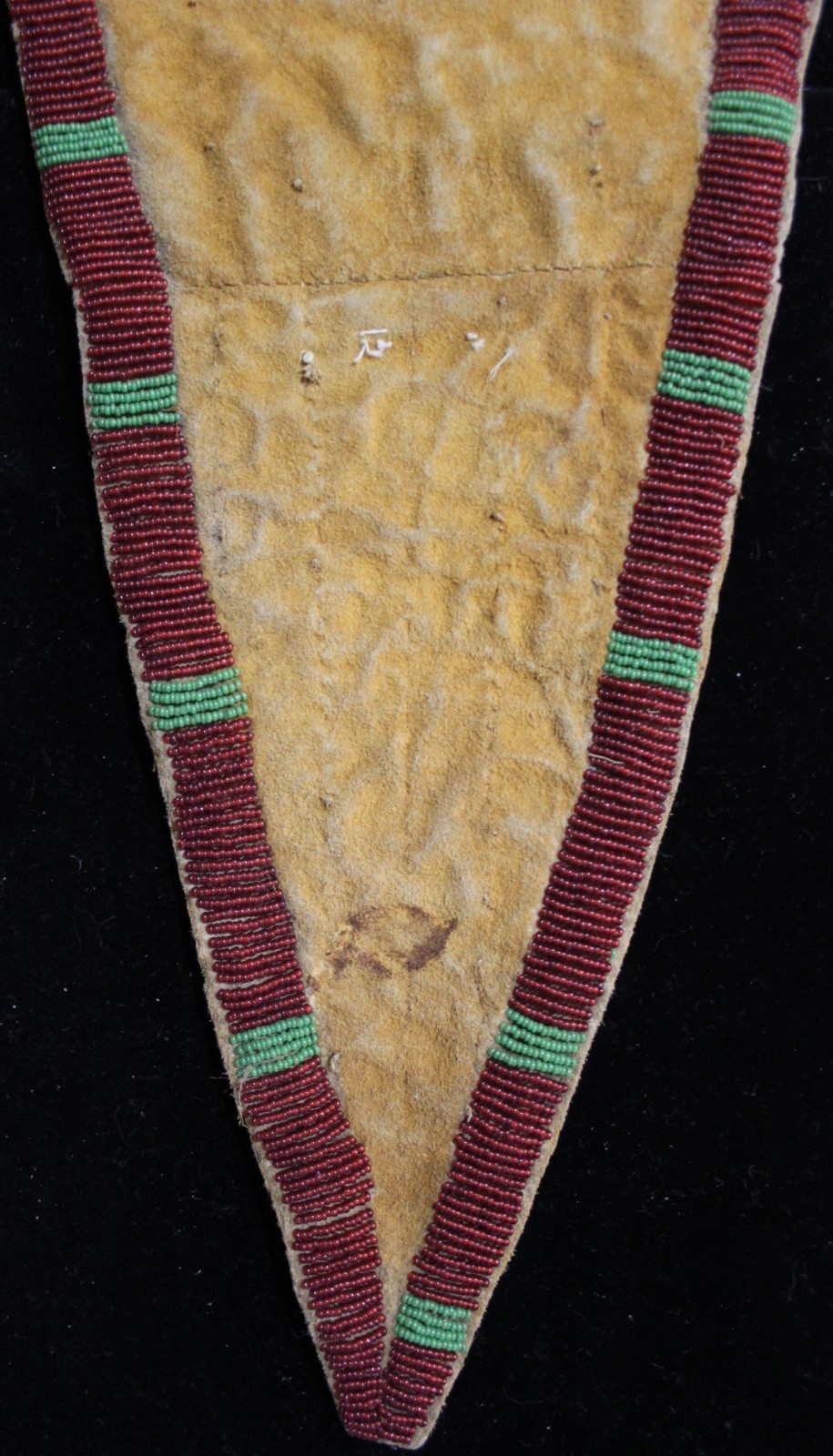 VERY LARGE Vintage Beaded Plains Tab Bag