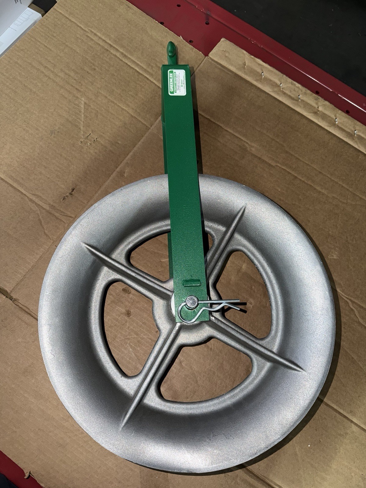 Greenlee 652 18" Hook-Type Sheave for Easy Tugger and Tugger