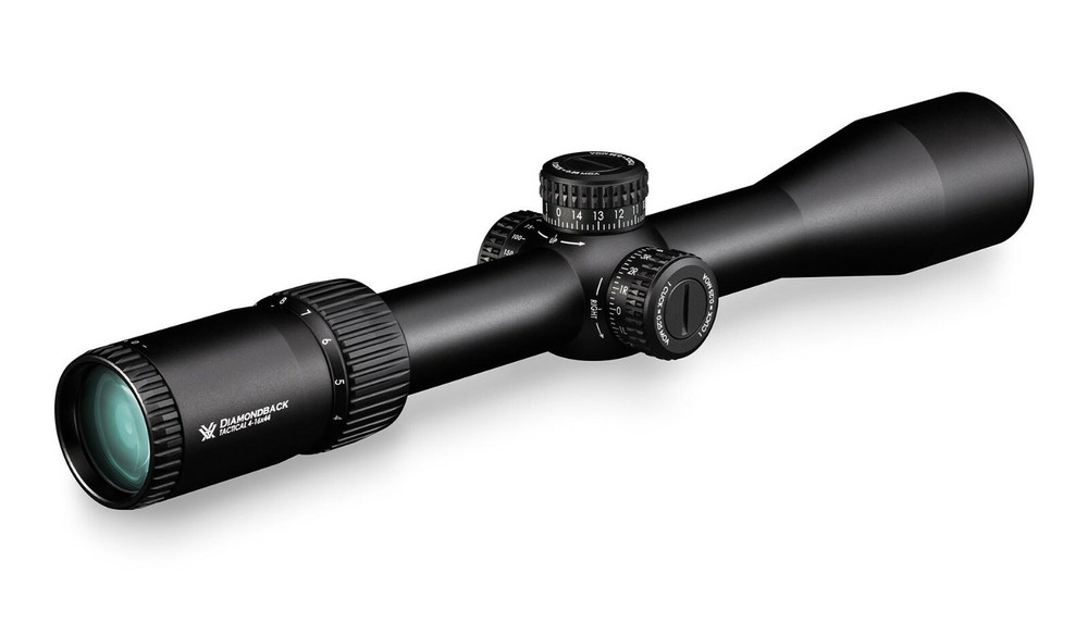 Vortex Optics Diamondback 4-16x44 FFP Riflescope EBR-2C MOA with Free Hat Bundle