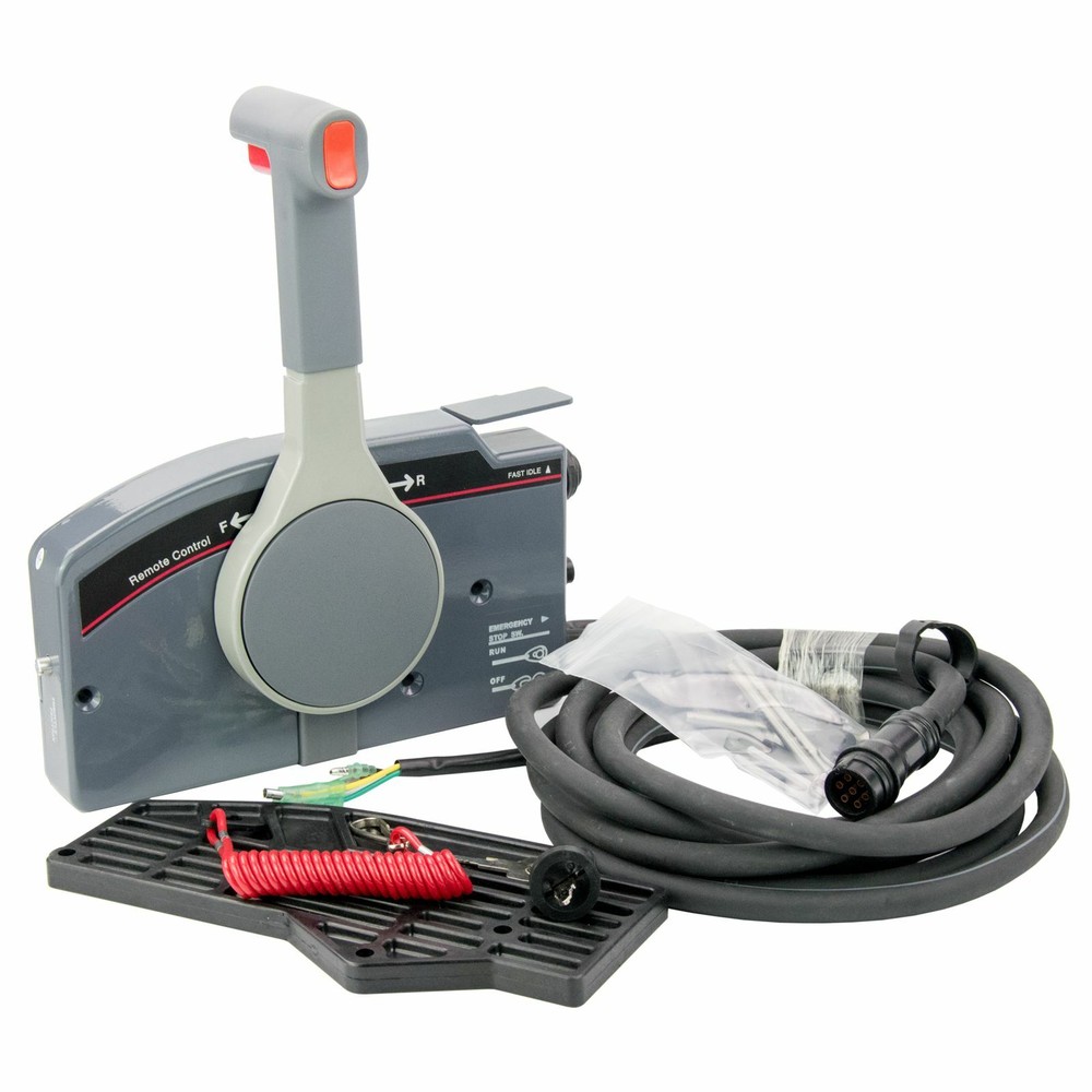 PULL Throttle Remote Control Box 703 for Yamaha Outboard Side Mount 7 Pin Cable