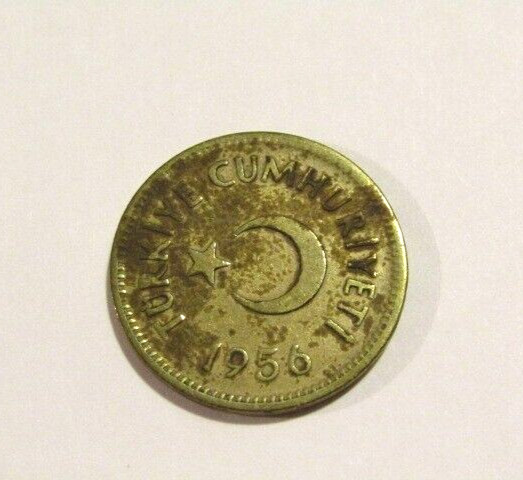 Turkey 1956 25 Kurus Coin