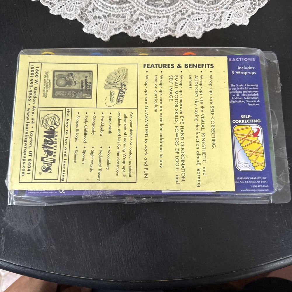 Learning Wrap-Ups Basic Math Self Correcting Learning Educational