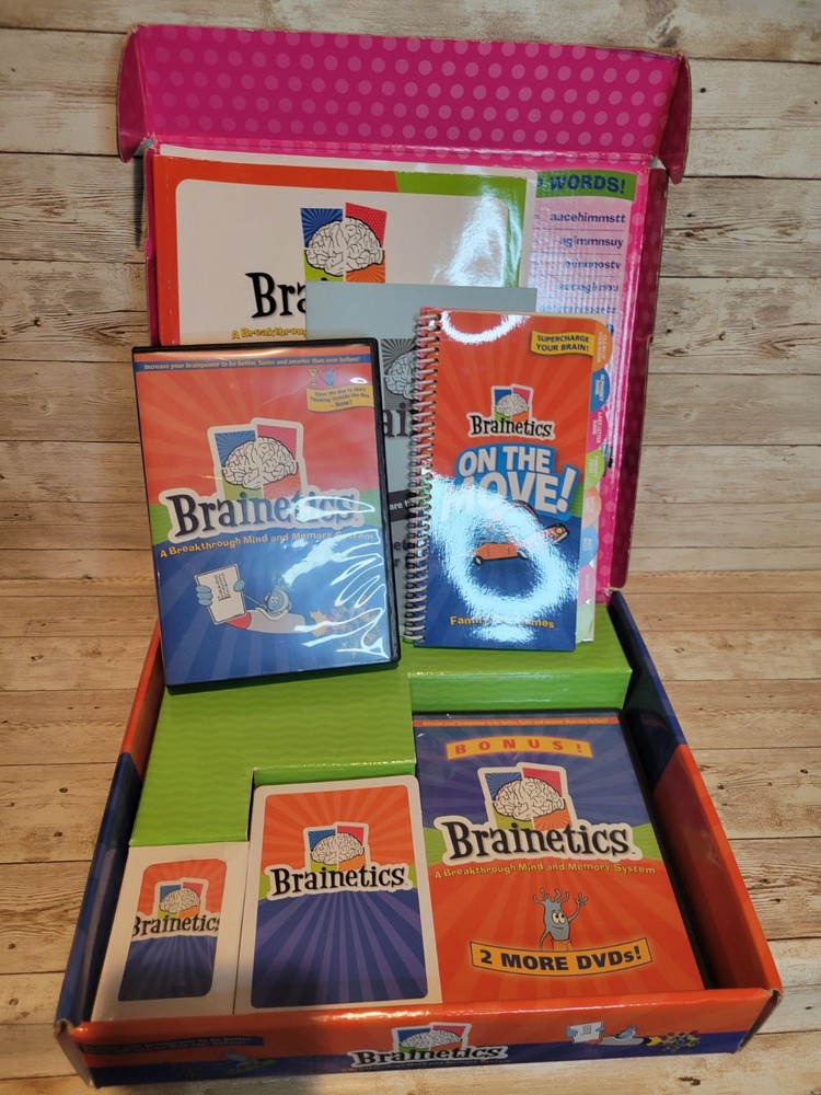 Brainetics: A Breakthrough Math and Memory System (5 DVDs & Cards) Complete Box