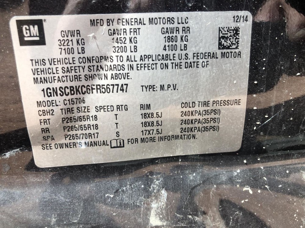 Camera/Projector Front View Camera Windshield Fits 15-16 SRX 931888