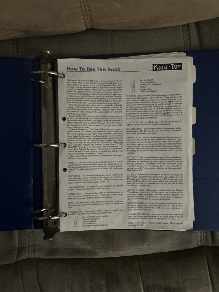 Advanced Dungeons And Dragons Kara Tur