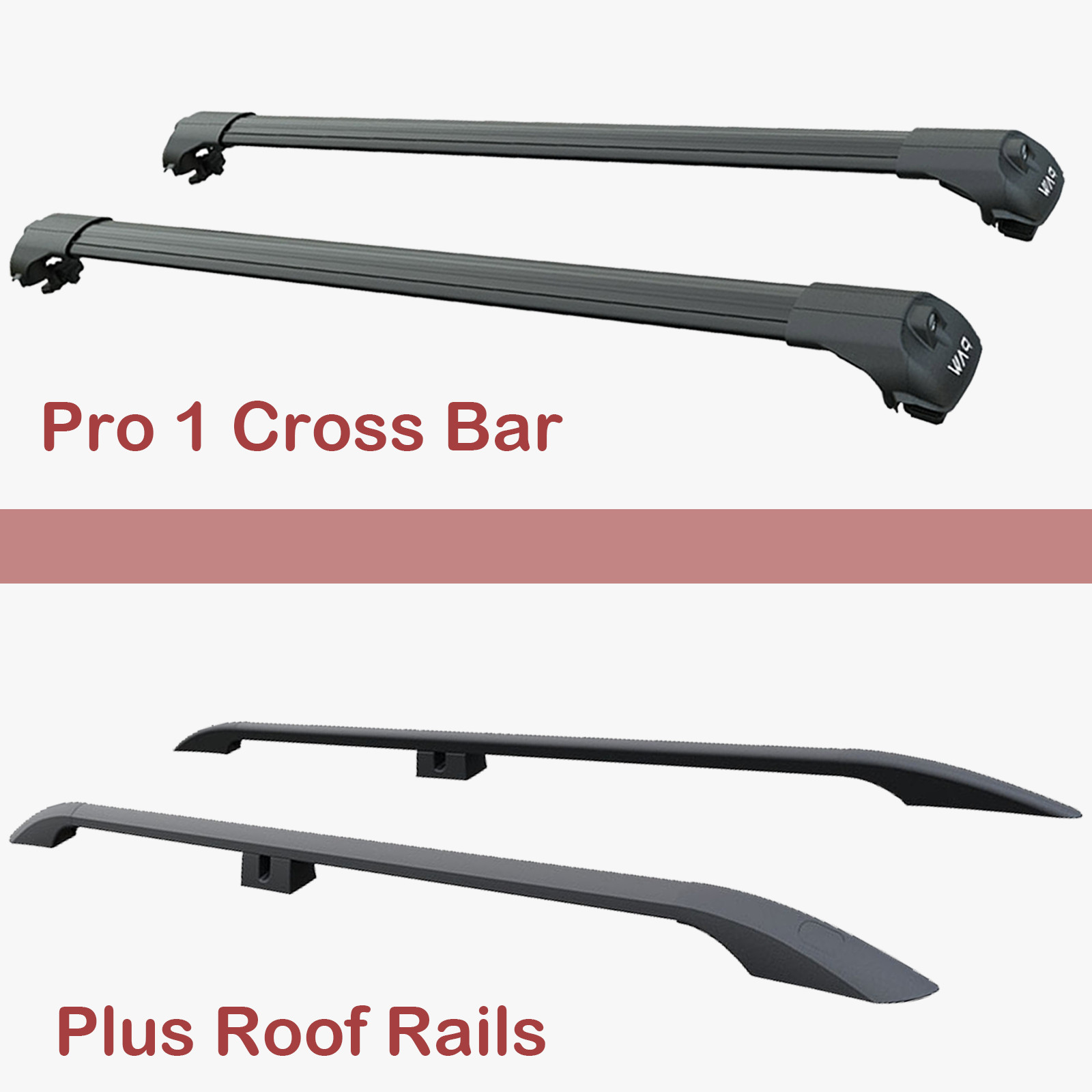 For Ford Transit Connect LWB (2013-2023) Roof Side Rails and Roof Racks Cross Ba