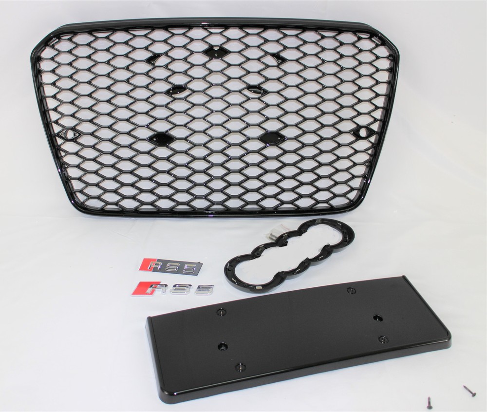 for 2013 -17 A5, S5 B8.5 RS5 style front bumper grille valance conversion set