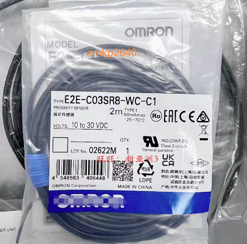 1pc proximity switch E2E-C03SR8-WC-C1 proximity sensor amk