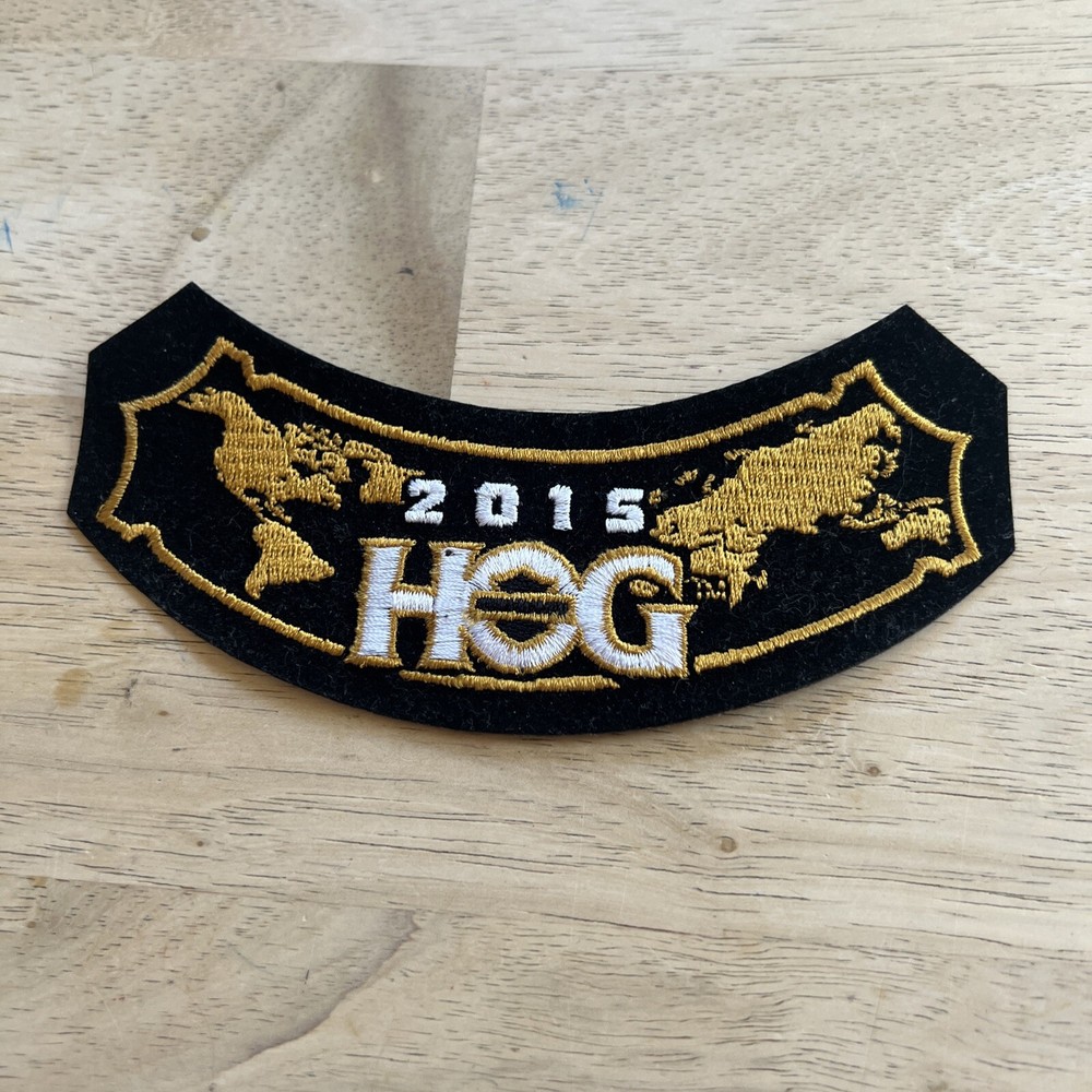 2015 Harley Davidson HOG embroidered patch. With Pin