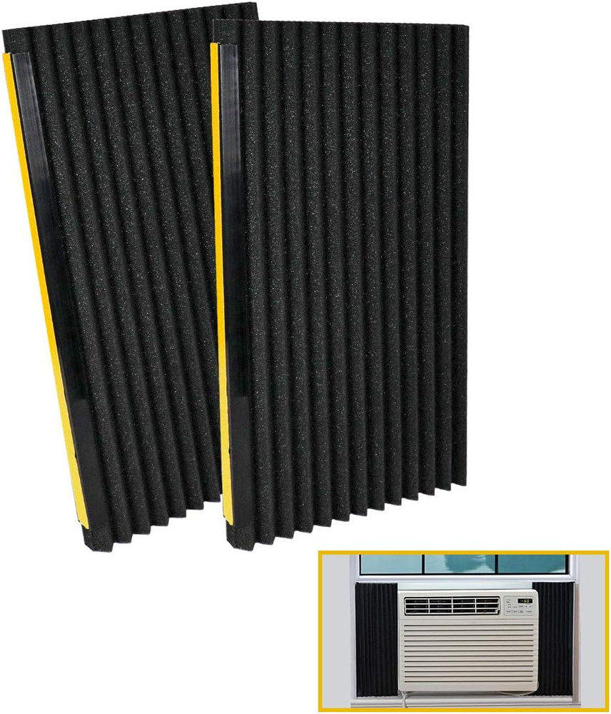 Window Air Conditioner Foam Insulation Panels,Ac Side Insulating Panel Kit,2 Pac