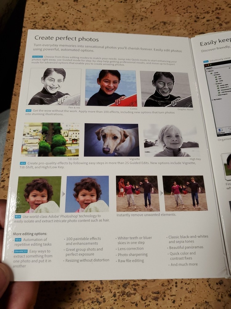 OPEN BOX Photoshop Elements 11 Mac + Windows w/Serial