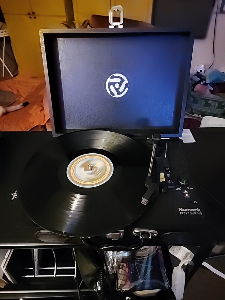 Vintage Numark PT01 Touring Turntable Record Player Tested Working Needs Needle