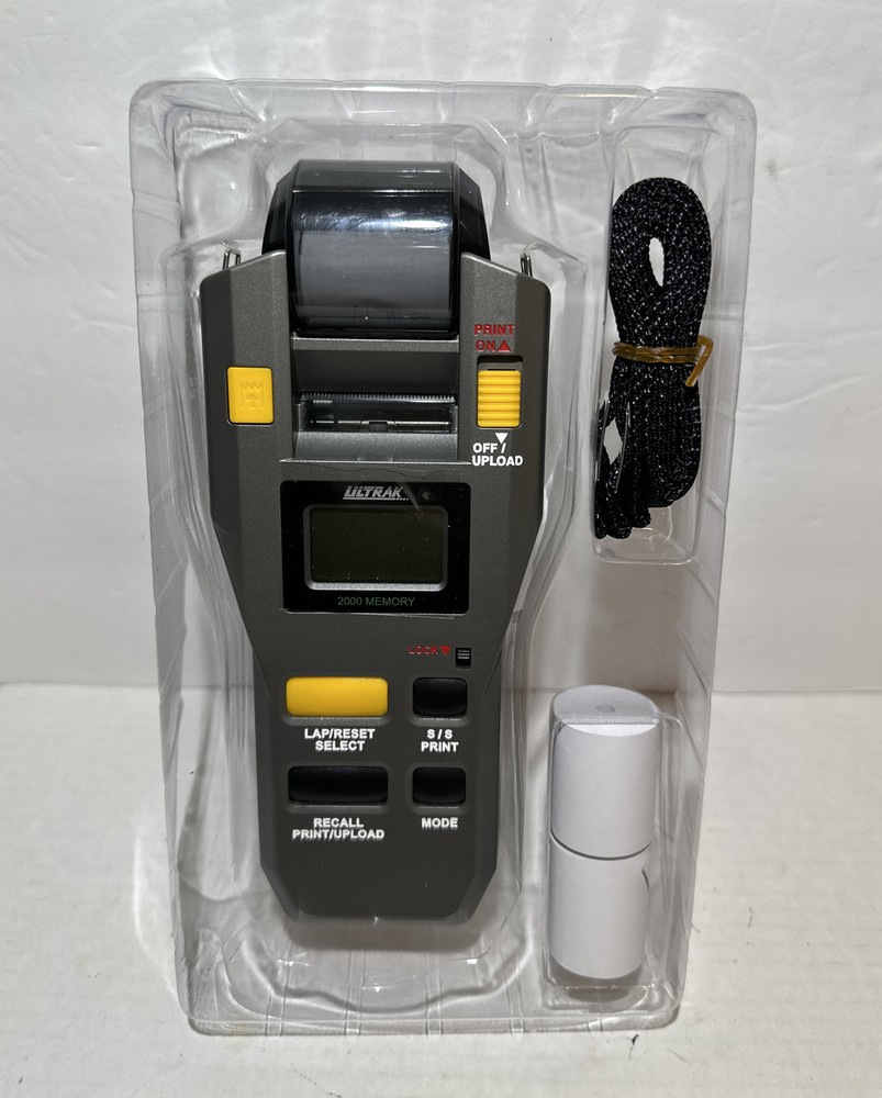 ULTRAK 498 Multi-Event 2000 Memory Printing Stopwatch Will Need New Batteries