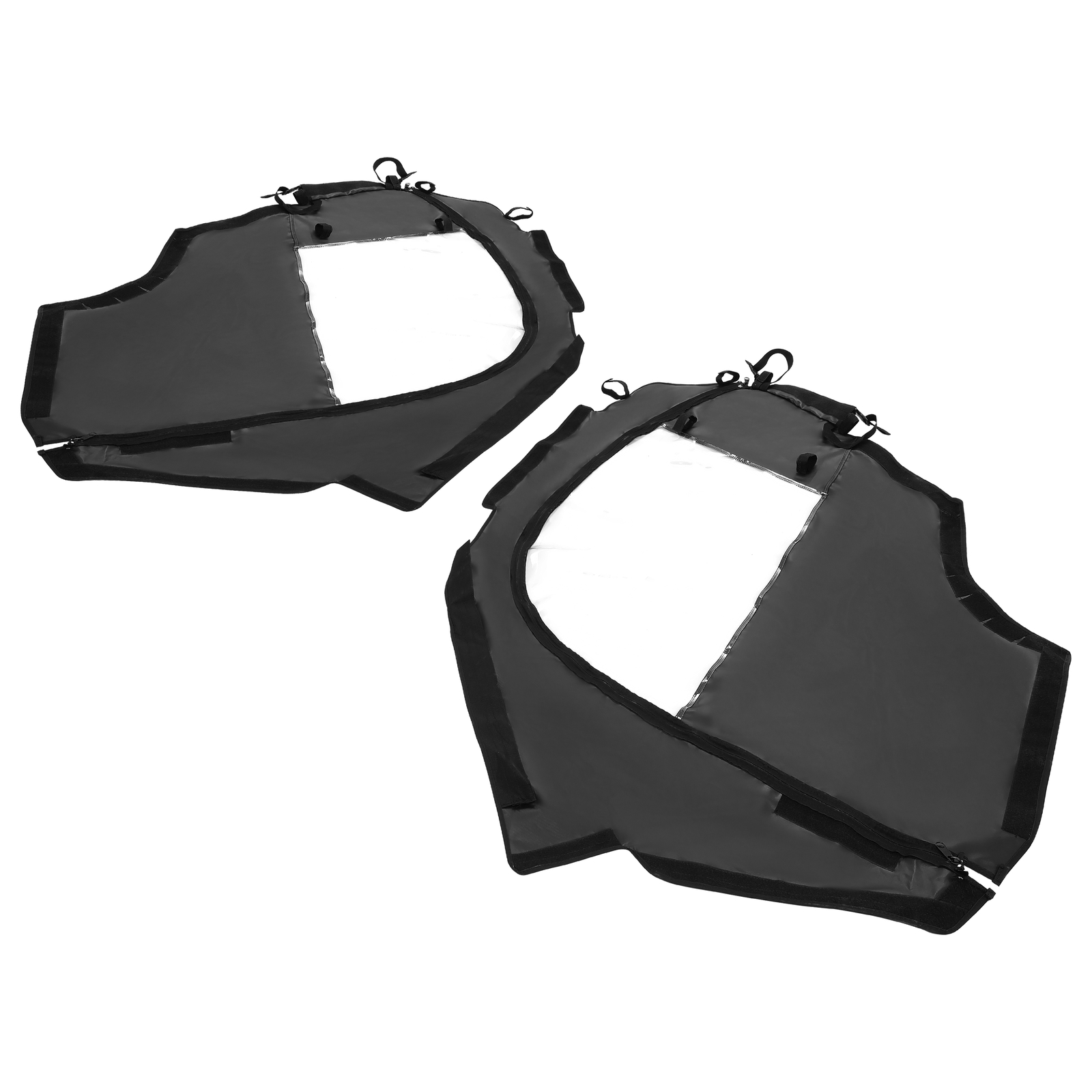 4PCS Fit Can-Am Commander 800 1000 11-20 Soft Doors & Rear Panel Enclosures