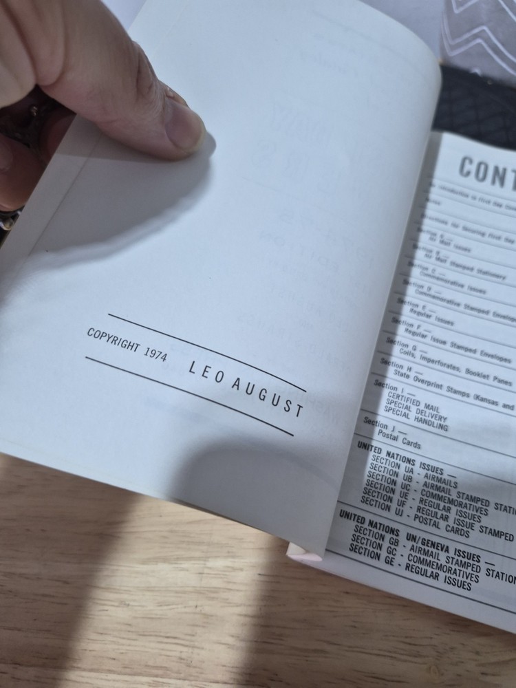 1974 Washington Press US First Day Covers Catalog 41st Ed. Paperback