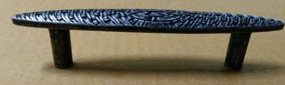 Basket Weave IRON Cabinet Hardware Knob Eclectic Pull