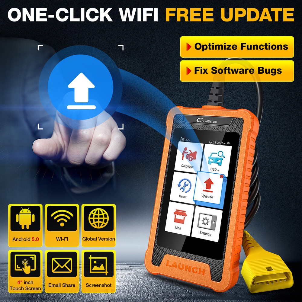 LAUNCH X431 Creader Elite for Benz Bidirectional Car Diagnostic Tool Reader