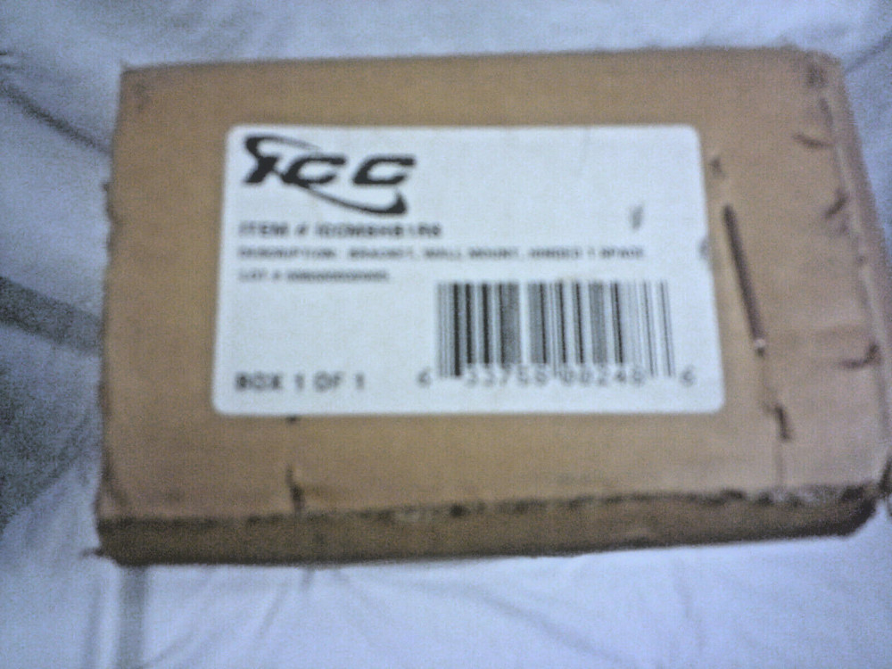 ICC 19 inch wall mount bracket 1 rack unit space