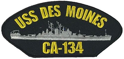 USS DES MOINES CA-134 PATCH USN NAVY SHIP HEAVY CRUISER