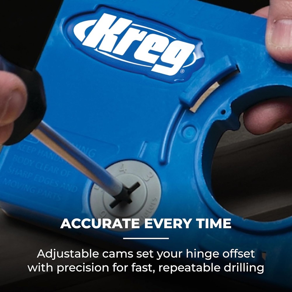Precision Concealed Hinge Jig - 35mm Cup Drilling Tool for Perfect Installations