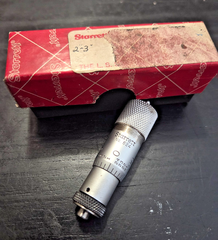 Starrett Inside Micrometer - 824AA - 2" to 3"