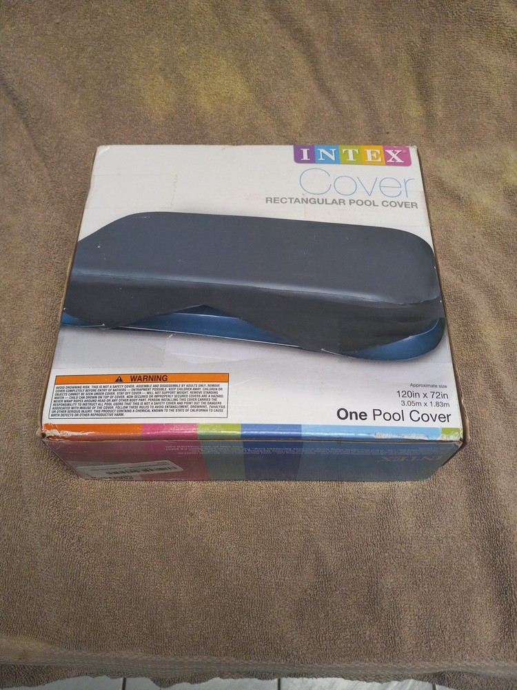 Intex Rectangular Pool Cover 120in X 72in NEW IN BOX
