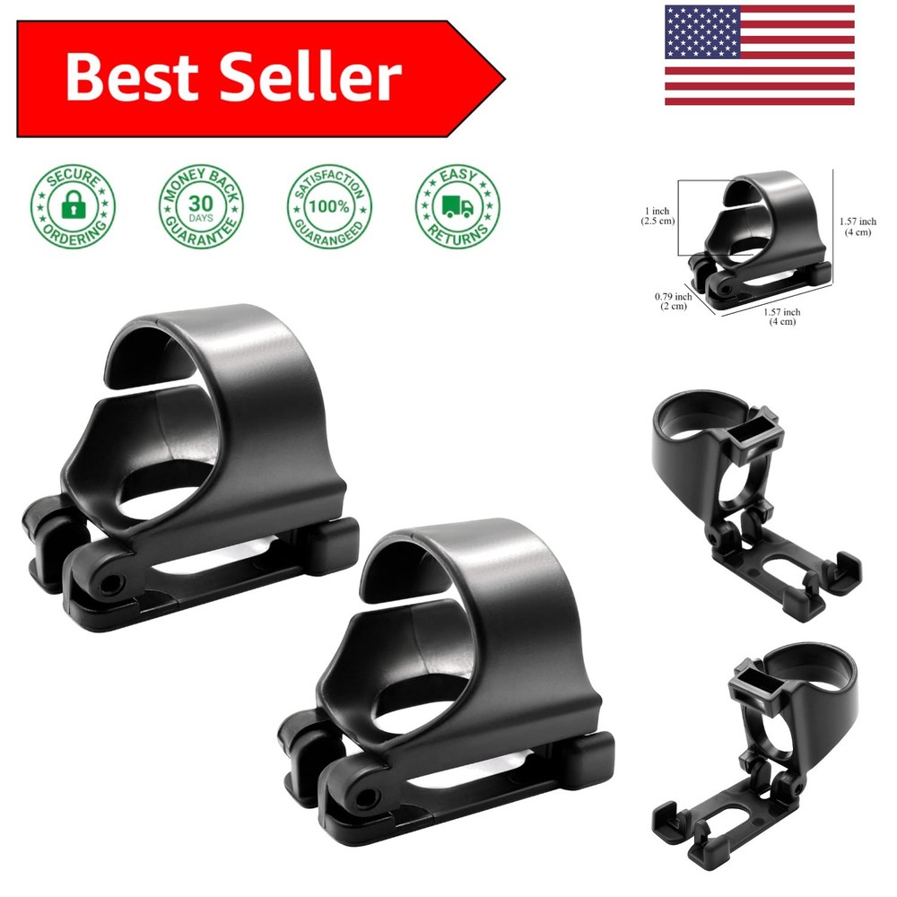 Universal Snorkel Retainers - 2 Pack Quick Release for Easy Diving Gear Setup