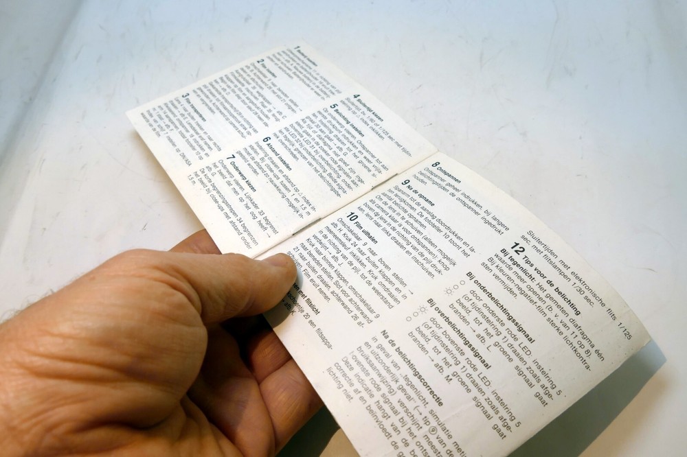 Rollei 35 SE TE Camera quick guide brochure