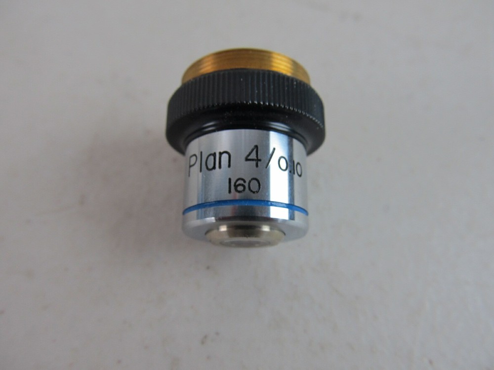 Bausch & Lomb Plan 4/0.10 160 Microscope Optic Objective