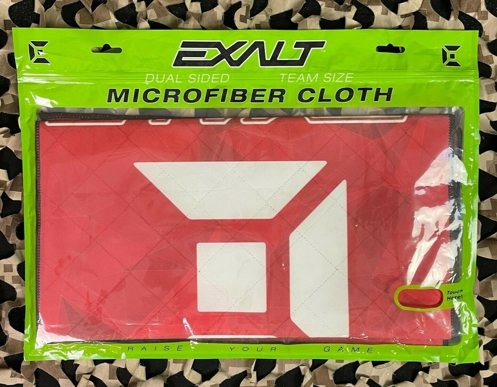 NEW Exalt Microfiber Team Goggle Cloth - Crystal Red