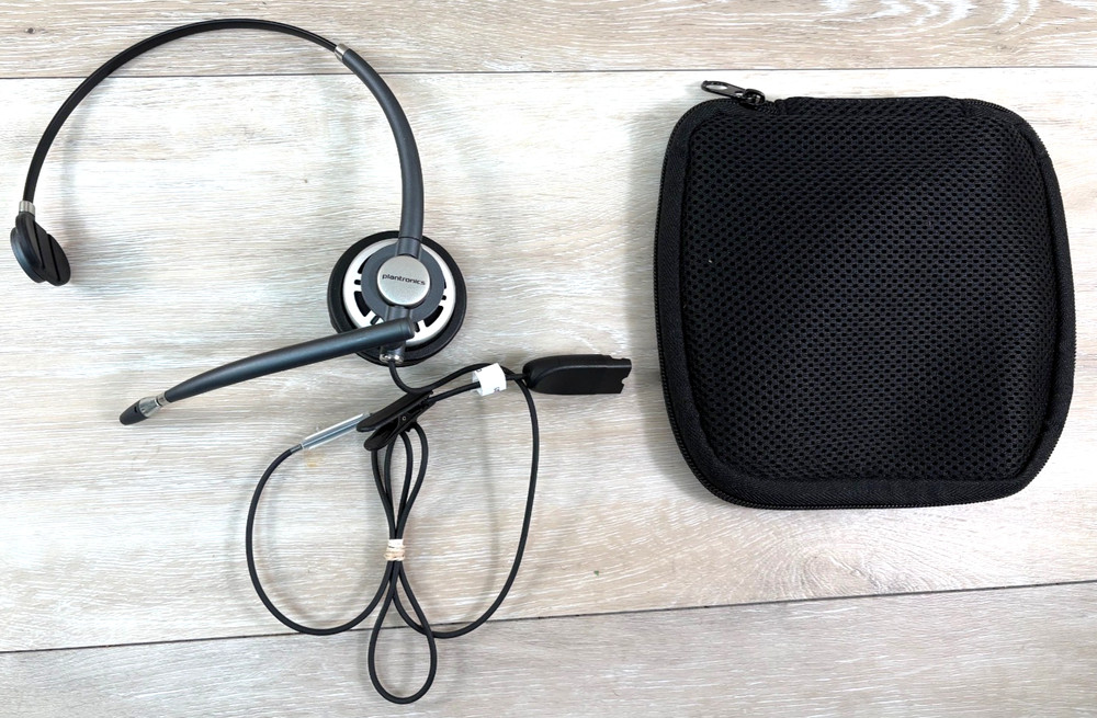 PLANTRONICS ENCORE PRO 710 Headband Headset with Case & Box