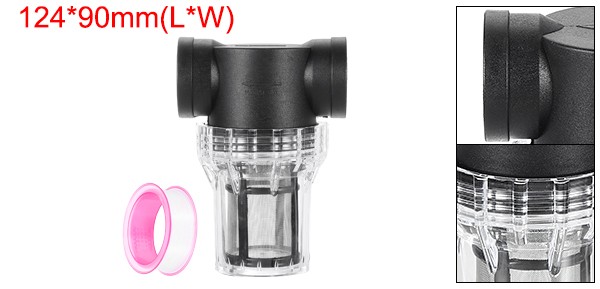 Pressure Washer Filter 1" NPT Inline Mesh Strainer Attachment Size 80 Mesh