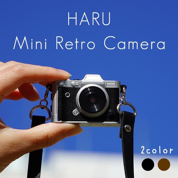 HARU Mini Retro Compact Digital Camera 20MP 2K Video CCD Black
