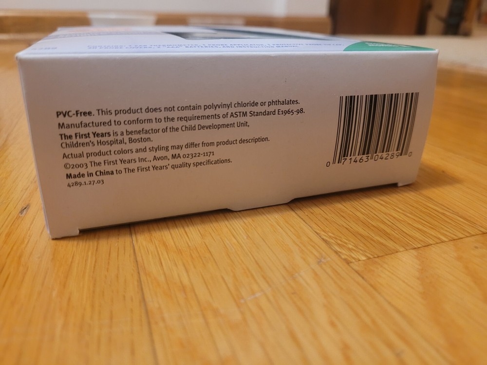 The First Years Instant Ear Thermometer - New Open Box