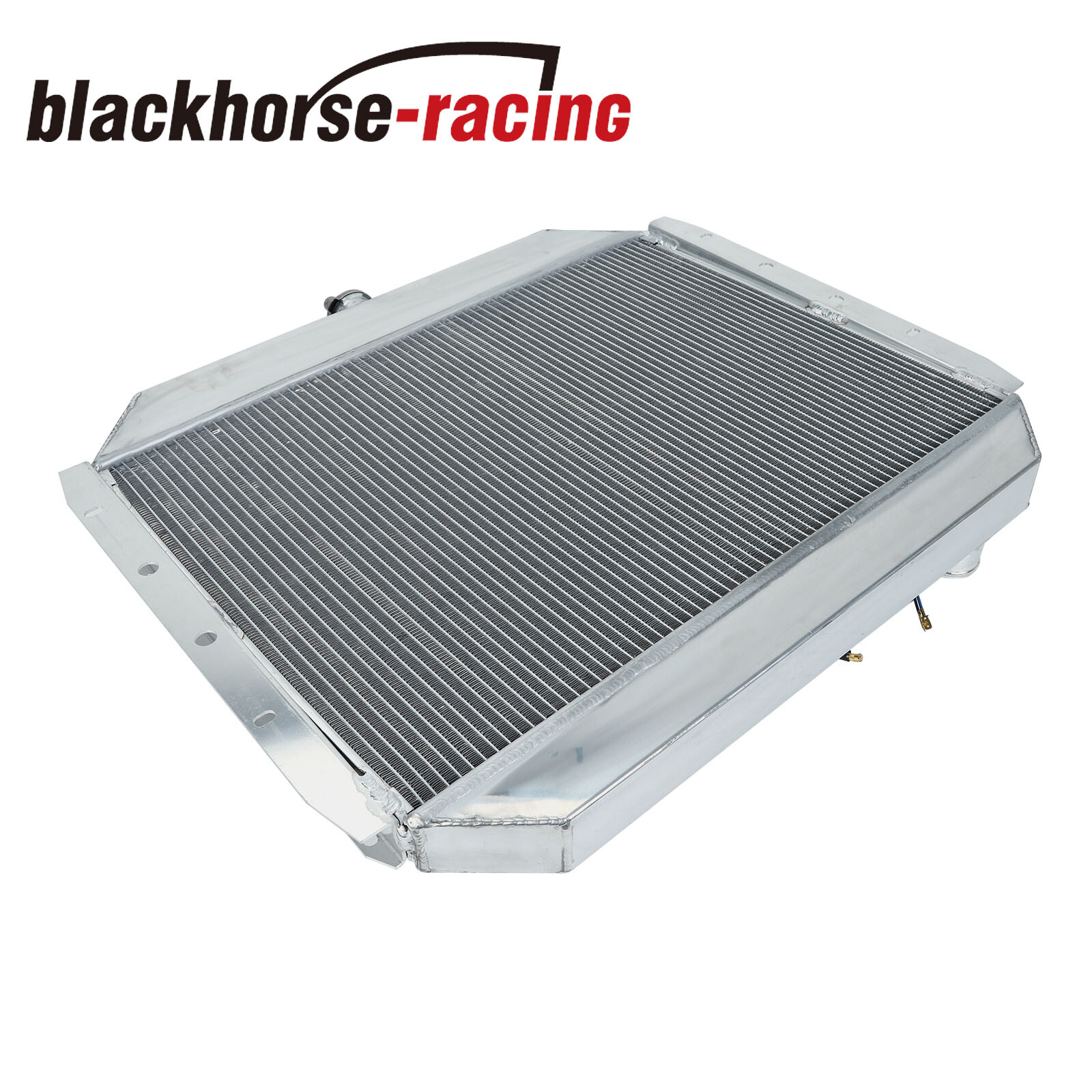 For 1966-1979 Ford F100 F150 F250 F350 Bronco V8 3 Row Radiator+Shroud Fan+Relay