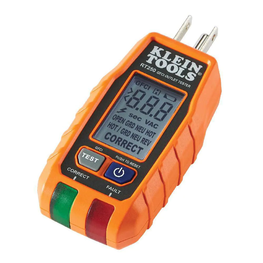 GFCI Electrical Outlet Tester with LCD