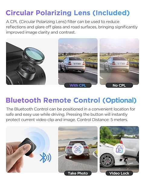 VIOFO A229 PRO 2CH 4K+2K HDR Dash Cam