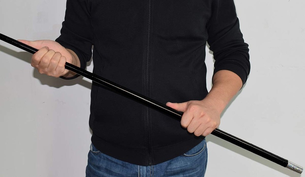 OUERMAMA Black Magic Cane Metal Appearing with Video Tutorial and
