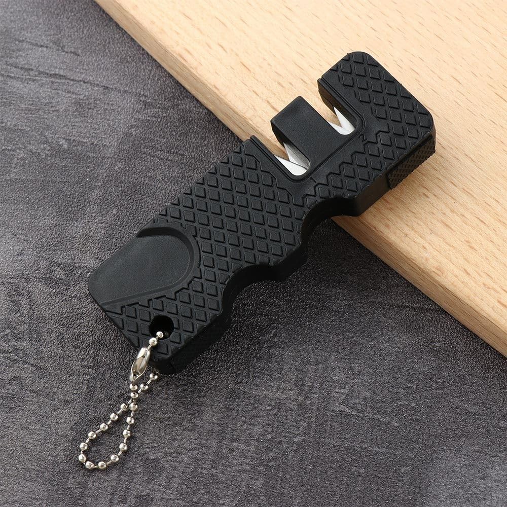 Portable Knife Sharpener - Handheld Tool for Camping, Kitchen, and Chefs