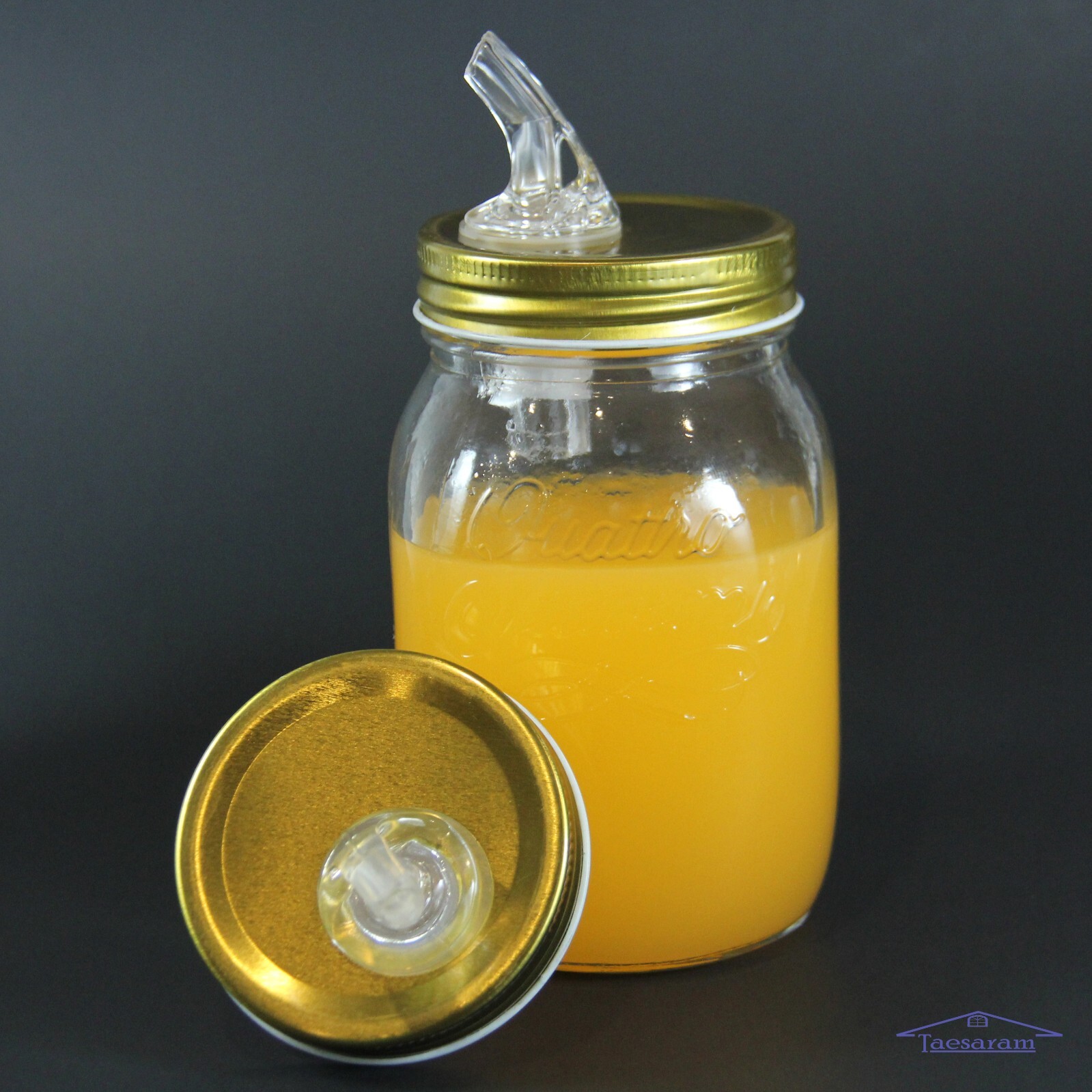 Mason Jar Pour Spouts Free Flow Regular Mouth Size 70mm dispenser Sprouting Lid