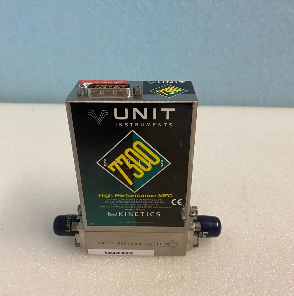 Unit Instruments 7300 MFC 5sccm Helium Mass Flow Controller