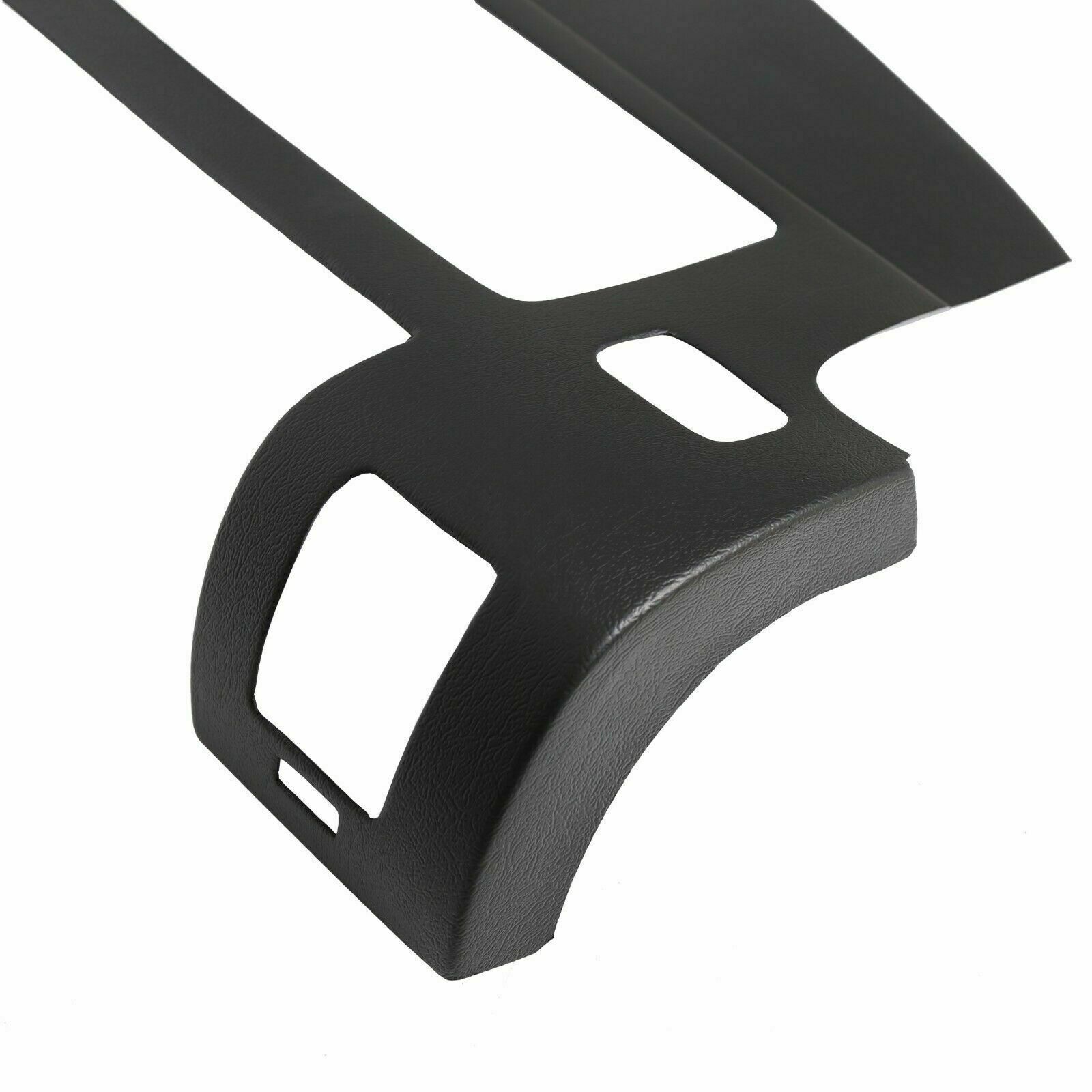 Black Dash Cover For 2007-2014 Silverado 1500 LS LT 1-Piece Textured Overlay