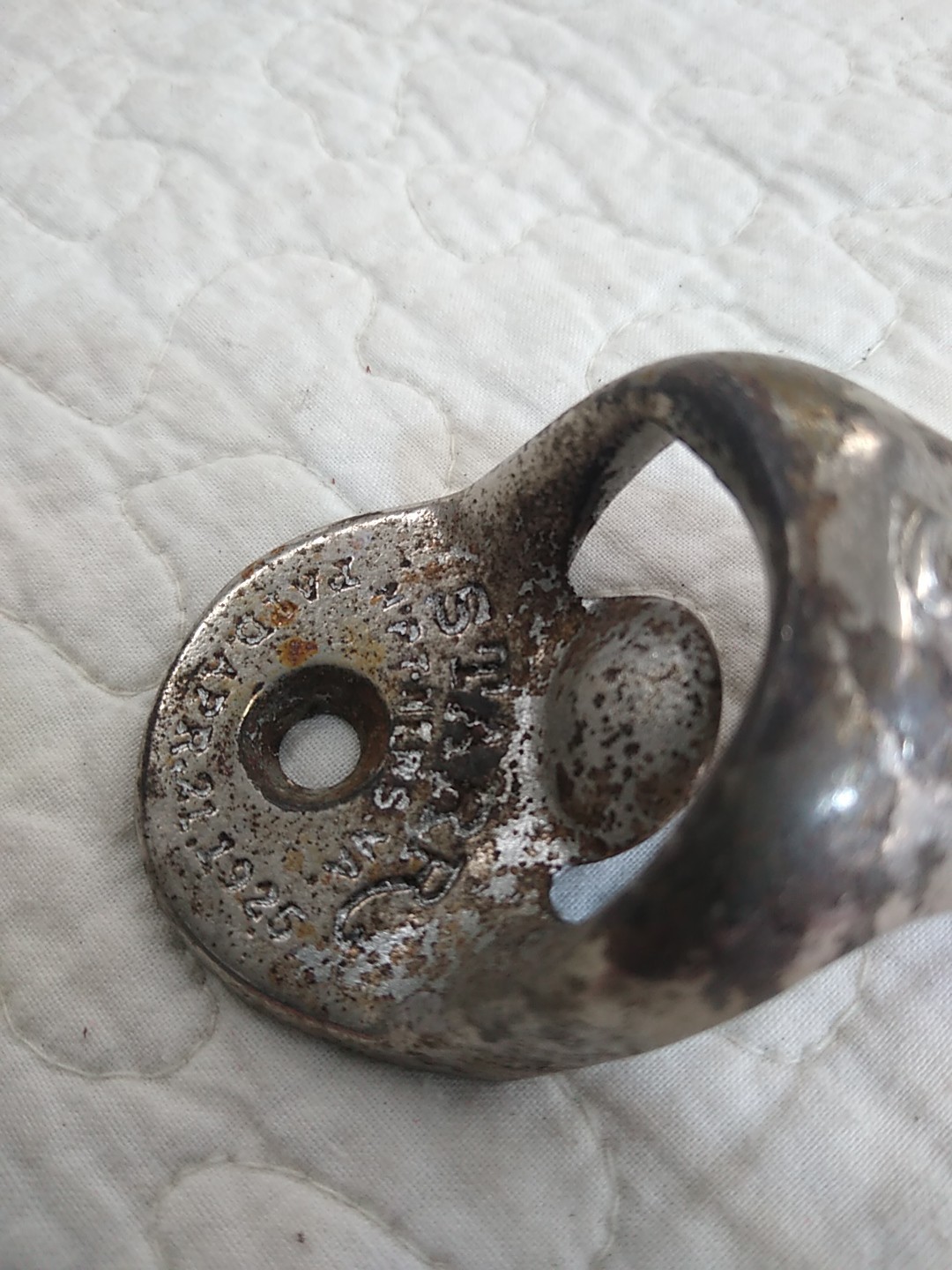 Vintage 1925 Orange Crush Wall Mount Bottle Opener - Starr - Brown Mfg. Co. 